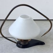 1950s opaline table lamp