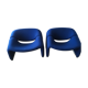 Pair of artifort armchairs F598 Pierre Paulin