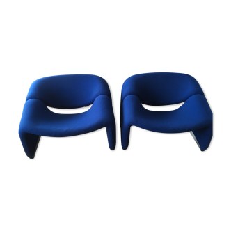 Pair of artifort armchairs F598 Pierre Paulin