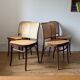 4 chaises 811 Hoffman Thonet