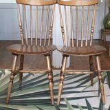 Paire de chaises Baumann modèle Tacoma