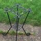 Wrought iron door twisted black vintage 1960