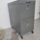 Industrial locker on wheels for hanging backrests
