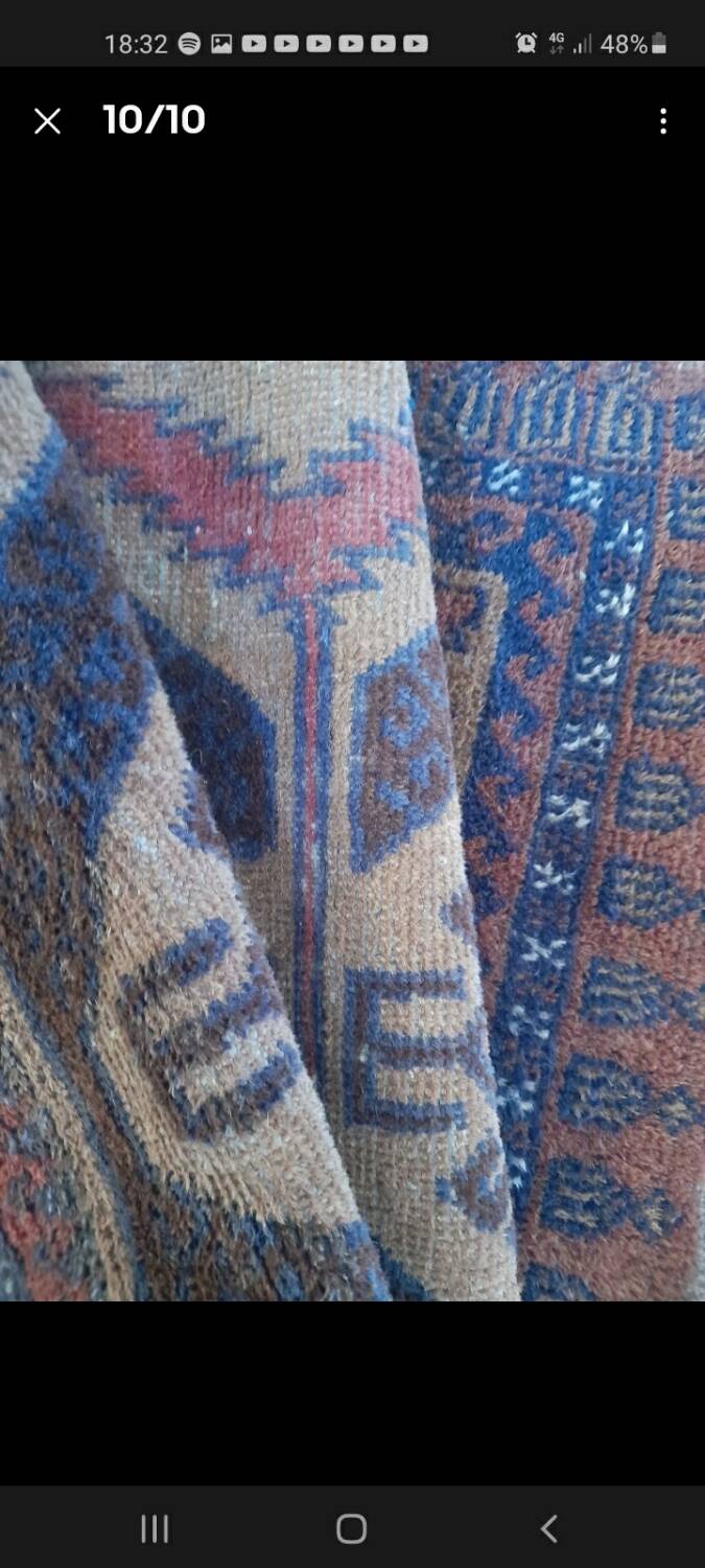 Ancient tribal rug 135x85cm