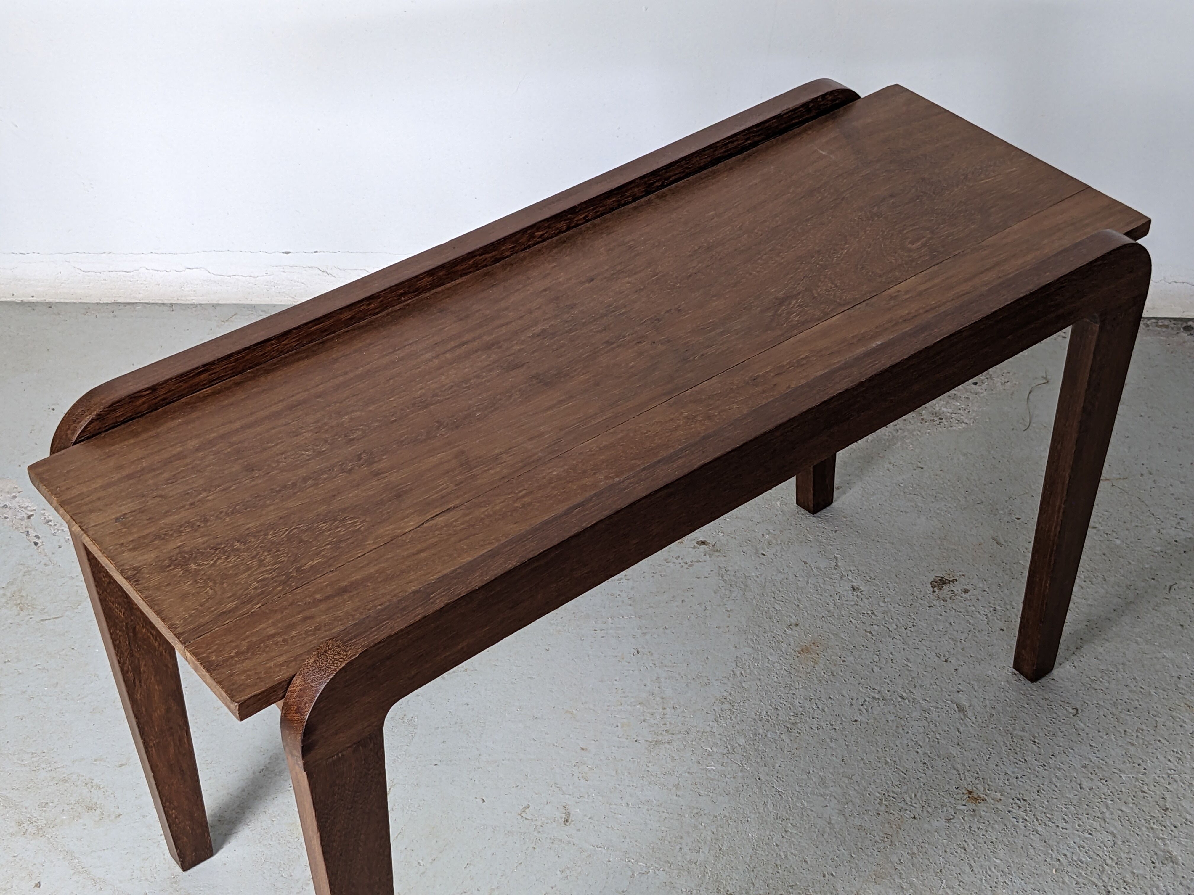 Modernist fruit wood bass console - 40s