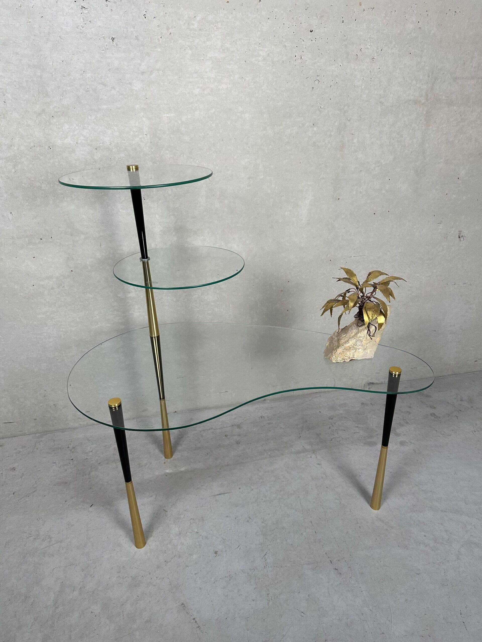 Vintage plant table or étagère