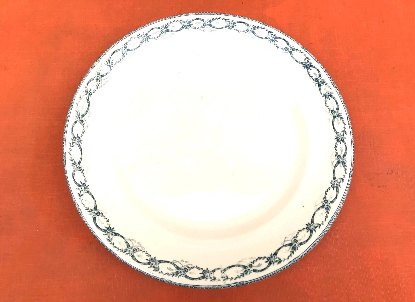 Service plate Faïence R&A (Rigale and Ameline) Salins Model Récamier