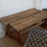 Pair of antique benches