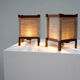 Set of two French table lamps