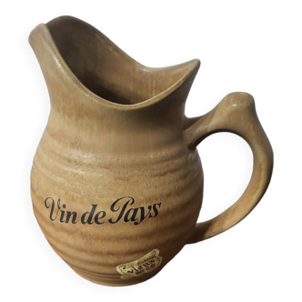 Old stoneware pitcher