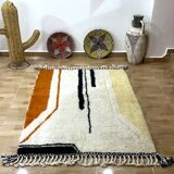 Beni Ouarain Berber Rug from Morocco – Handcrafted Wool, 155×110 cm
