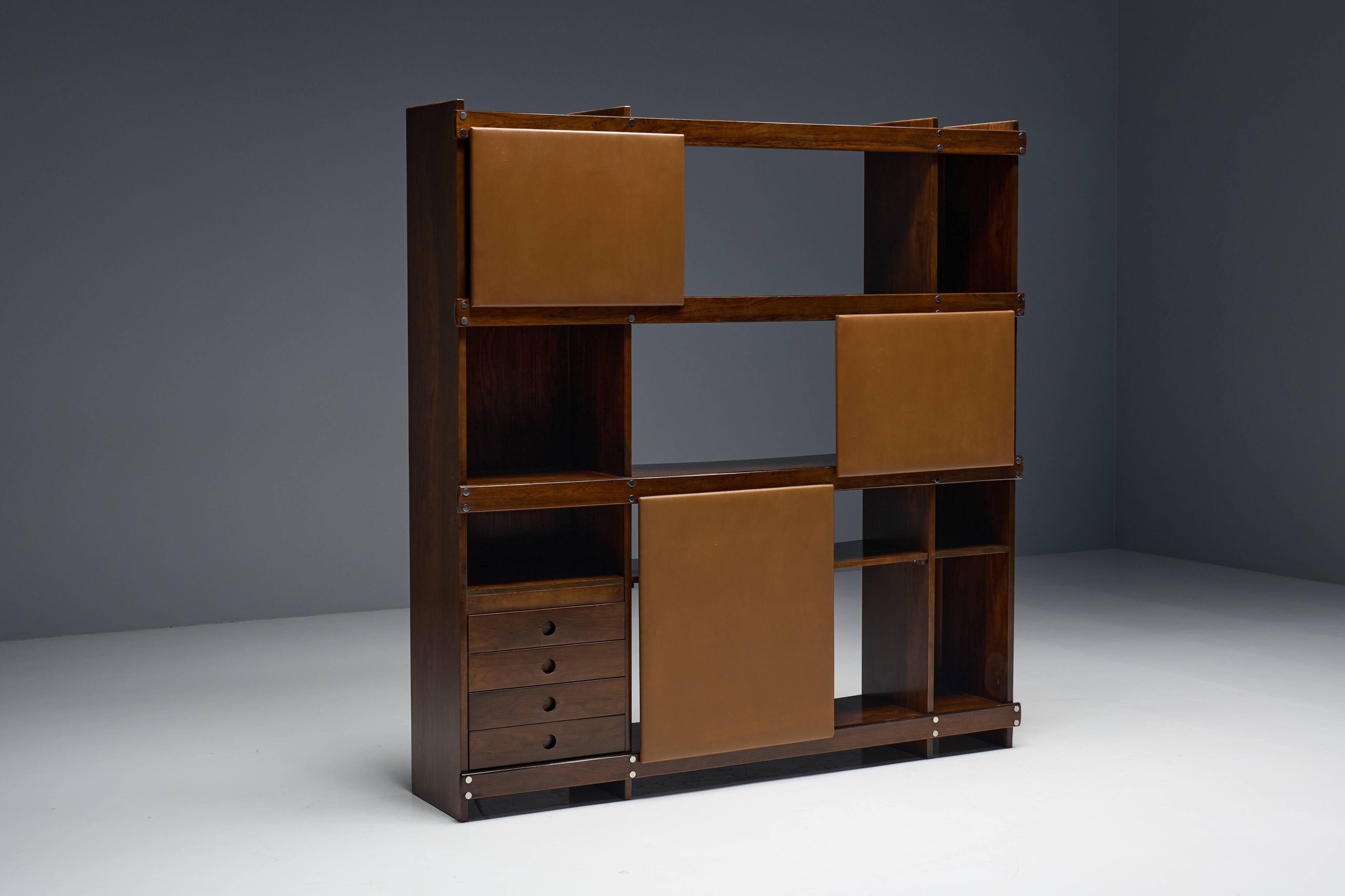 Bookcase 'Adolpho' by Sergio Rodrigues for OCA, Brazil, 1960s
