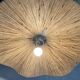 Parasol hanging raffia flower cup