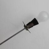 1960's White Opaque Ceiling lamp