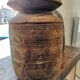 Old wooden pot
