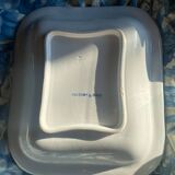 Grand plat cloche en porcelaine Villeroy et Boch ancien