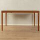 Rare extendable teak dining table by H.W. Klein for Bramin (1960s)