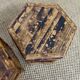 Pair of small side tables / Rattan sofa ends
