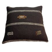 Vintage turkish kilim cushion cover , 55 x 55 cm