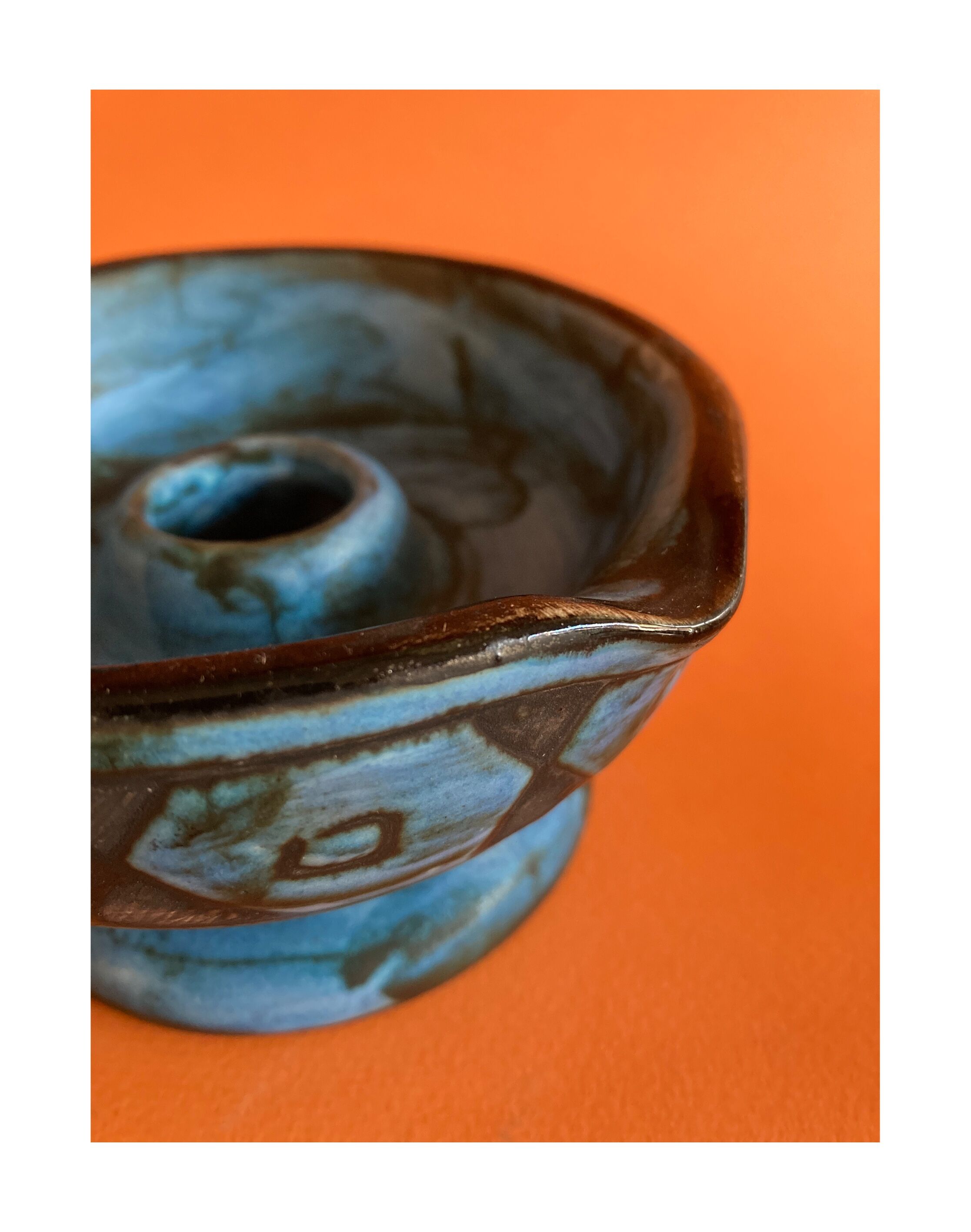 Ceramic candle holder