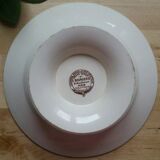 Flower and butterfly footy plate