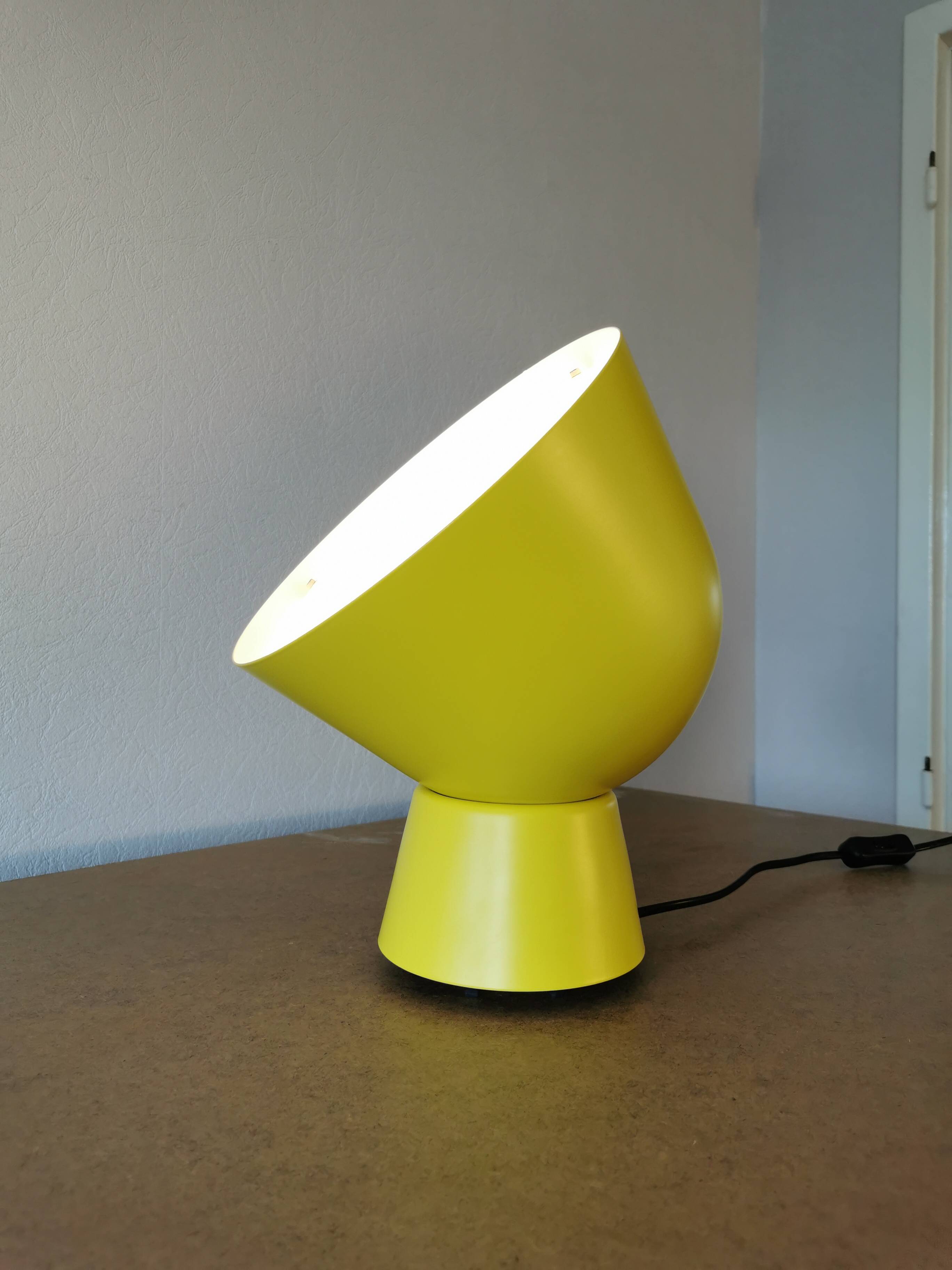Ola Wihlborg yellow Scandinavian lamp or wall light for Ikea, 2017.
