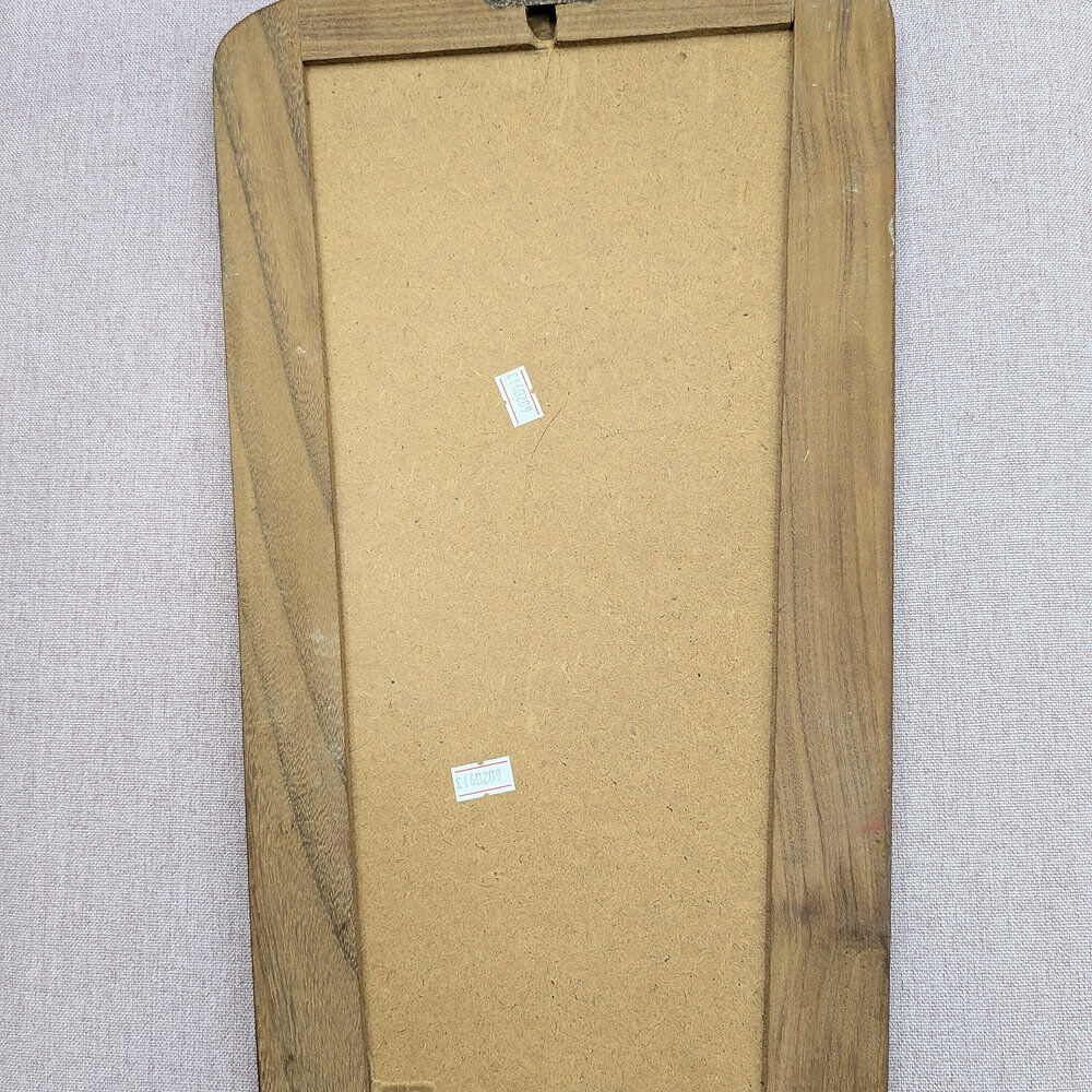 Scandinavian teak mirror