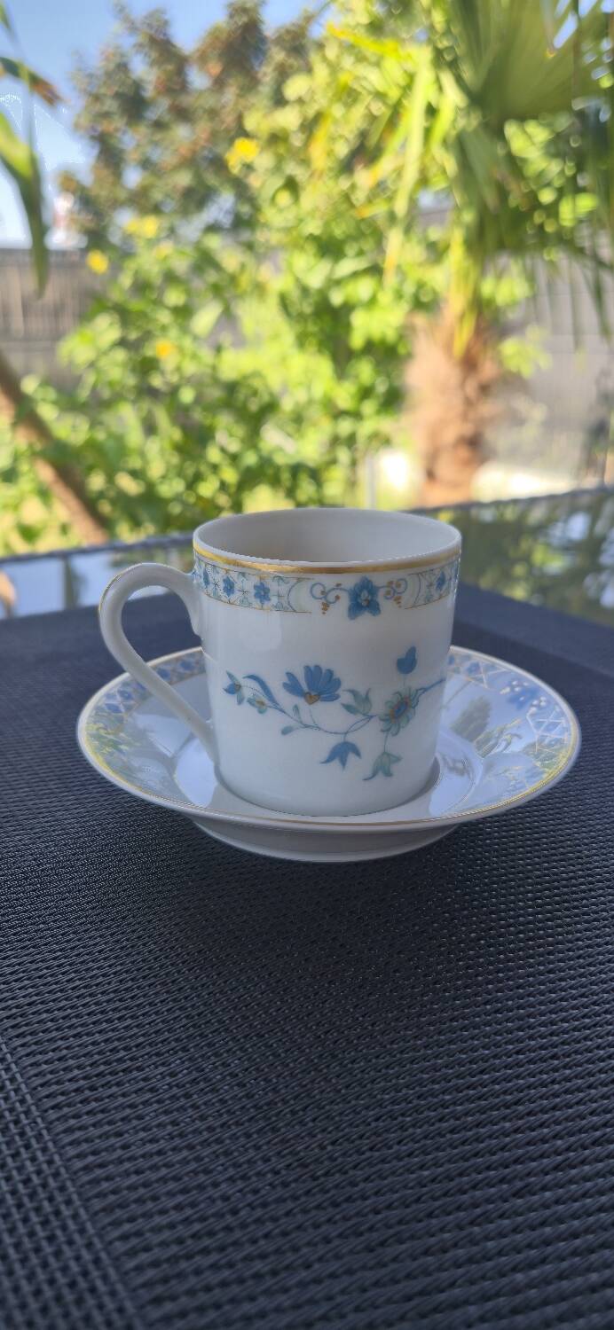Limoges porcelain coffee service – Haviland France – floral model b