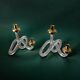 Pair of pretzel candlesticks by Dorothy Thorpe, circa 1970