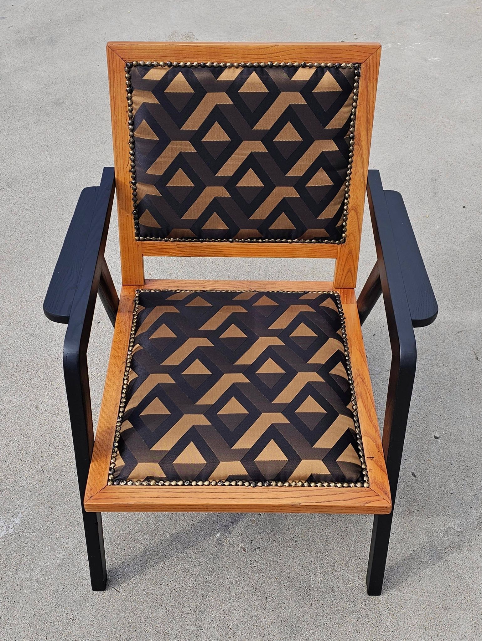 Pair of armchairs from the mid-20th century, Yugoslavia, 1950s.
