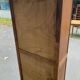 1960s Parisian Art Deco display case in solid oak