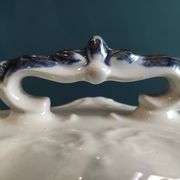 Set of 2 soup tureens, 19th century, Williams & Co. Crown china, Lily patte