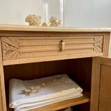 Grand buffet Art Déco en chêne massif - Enfilade vintage