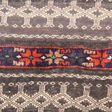 Hand made oriental wool carpet traditional tribal carpet- 75 x 133 cm