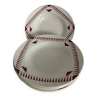 soup plates - Digoin Sarreguemines - Van Houten Service