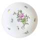 Chinese plate with hand-painted flowers