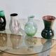 Set of 4 Accolay vases, signed ceramics, France, 1960s