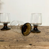 6 verres à liqueur vintage