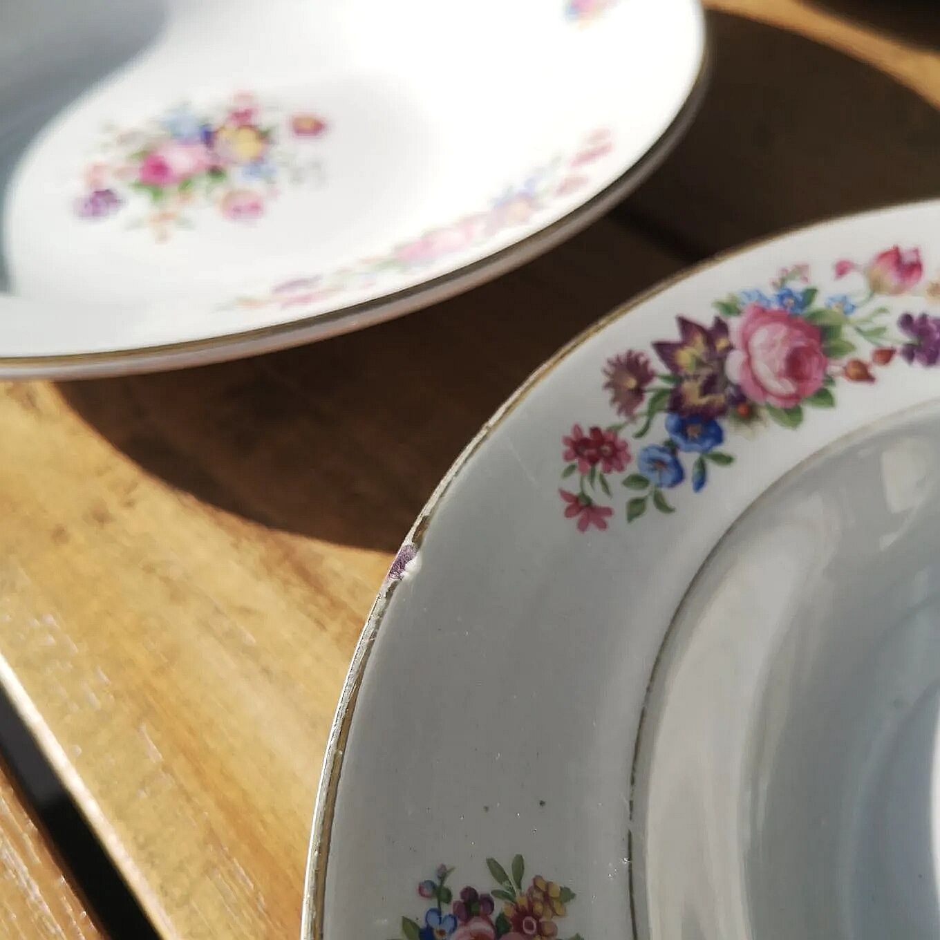 Serving 10 hollow plates from Sarreguemines