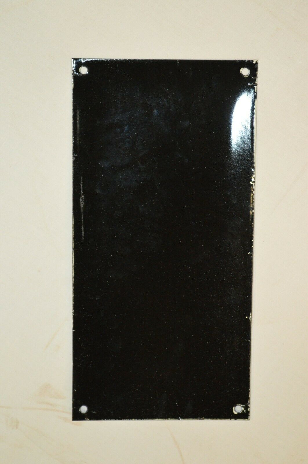 Enamelled plate "bathroom"