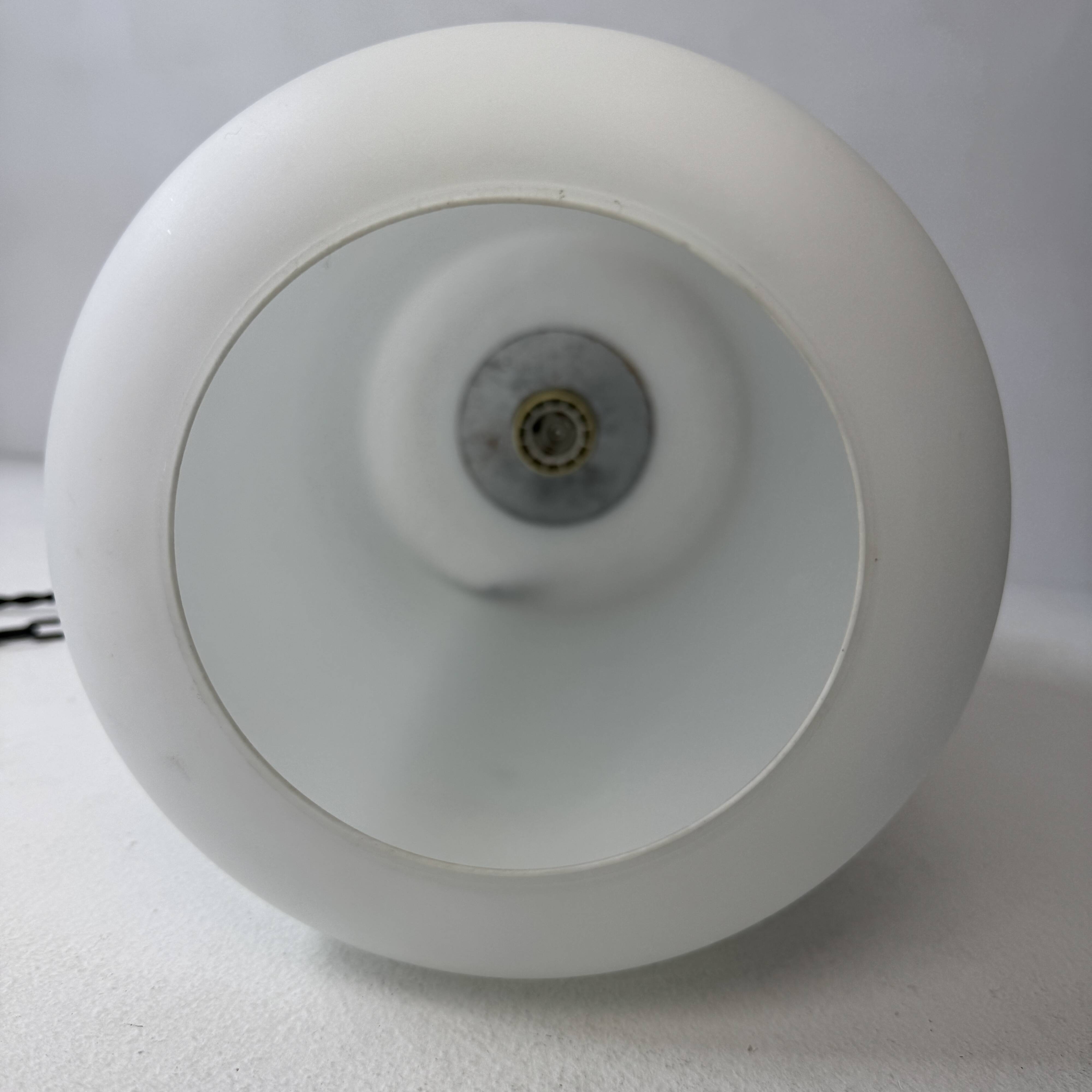 Ancienne suspension en opaline xxl vintage