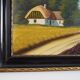 Painting „The Hut by the Sea”, Scandinavian design, 1970s