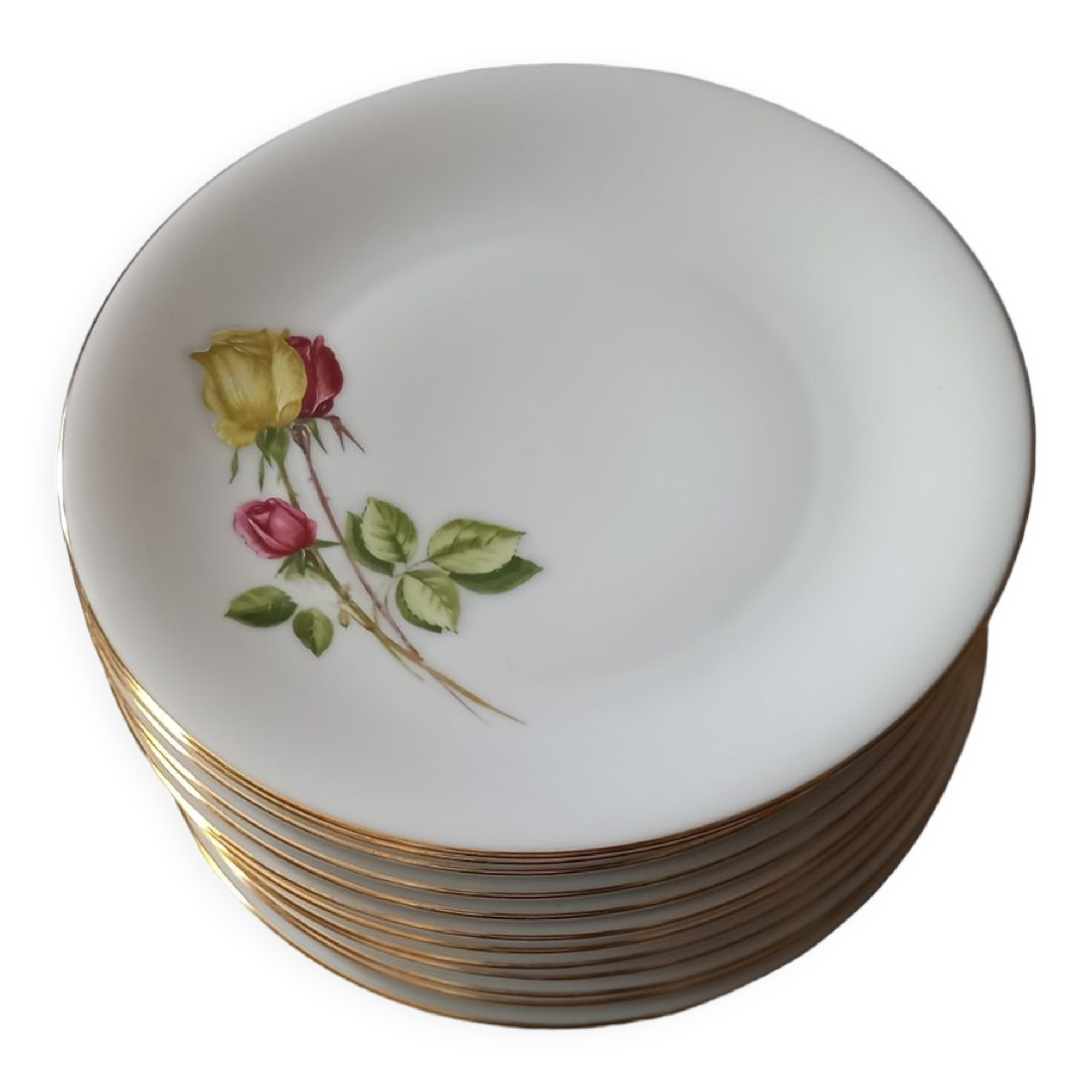 6 Bavarian porcelain plates Altesse de Vercor