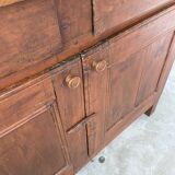 Jam cabinet, folk art furniture, oak, 19th century