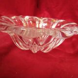 Crystal ashtray / pocket emptying tray / val st lambert sign