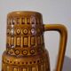Ochre vase with handle, Scheurich Keramik, West Germany, 1960,70