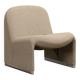 Fauteuils Alky Lounge Giancarlo Piretti en laine bouclée gris pierre, Anonima Castelli