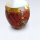 Drum coffee table and its 4 nesting stools in Chinese lacquered wood - Jin
