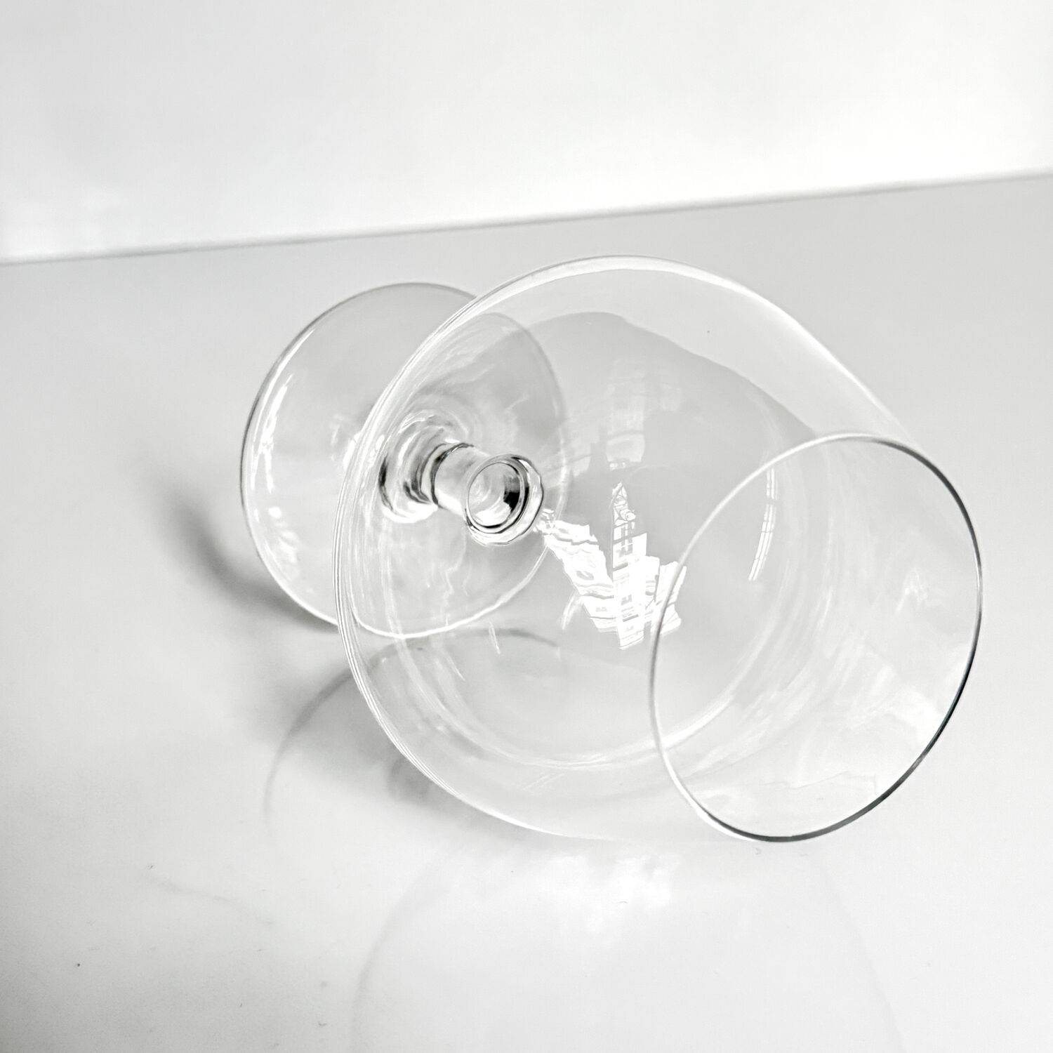 5 crystal cognac glasses from Saint-Louis