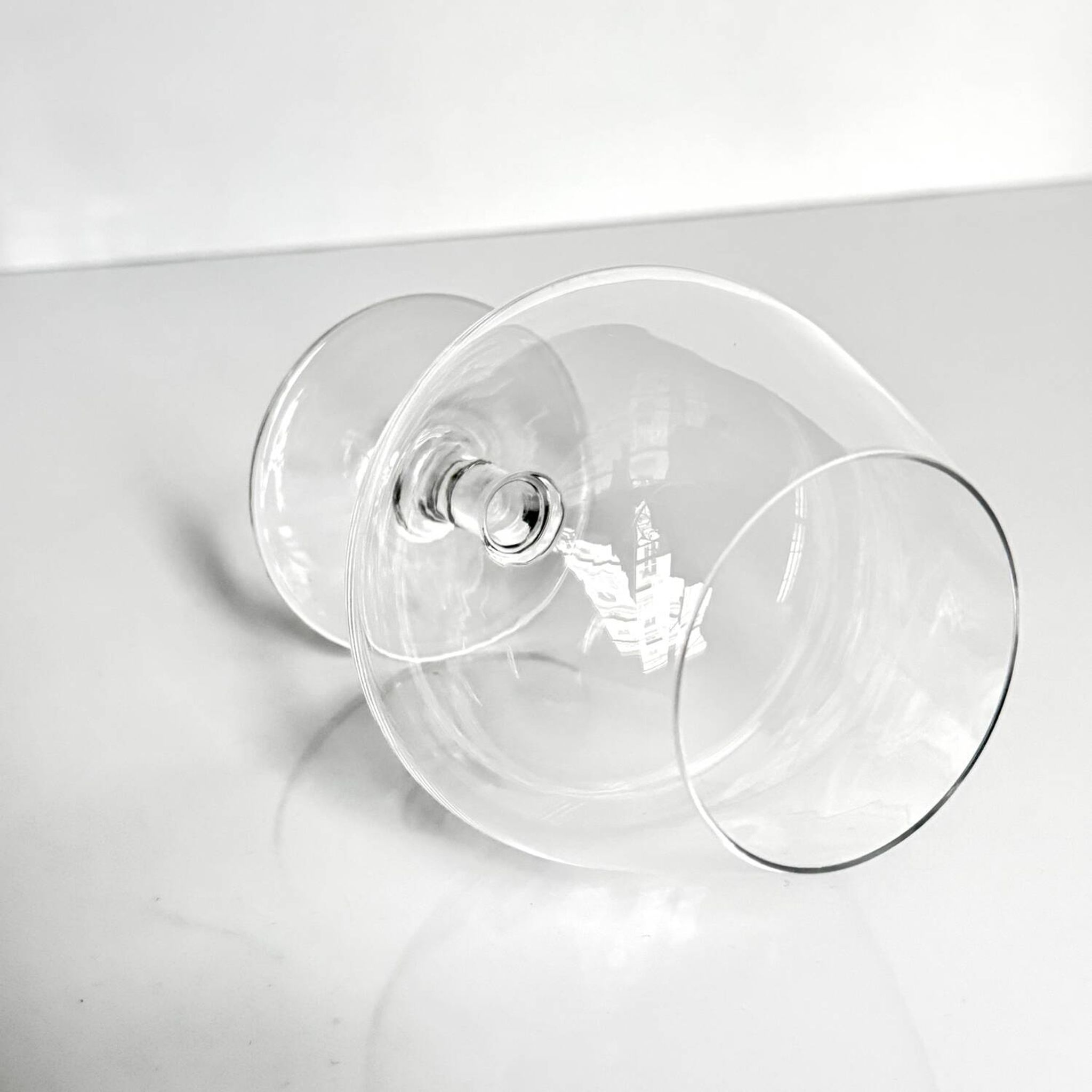 5 verres à cognac en cristal Saint-Louis